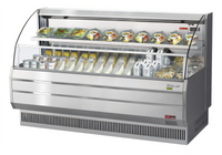 Turbo Air Low-Profile Horizontal Open Display Merchandiser, 14.8 Cu. Ft., 75-3/4 Inch Wide