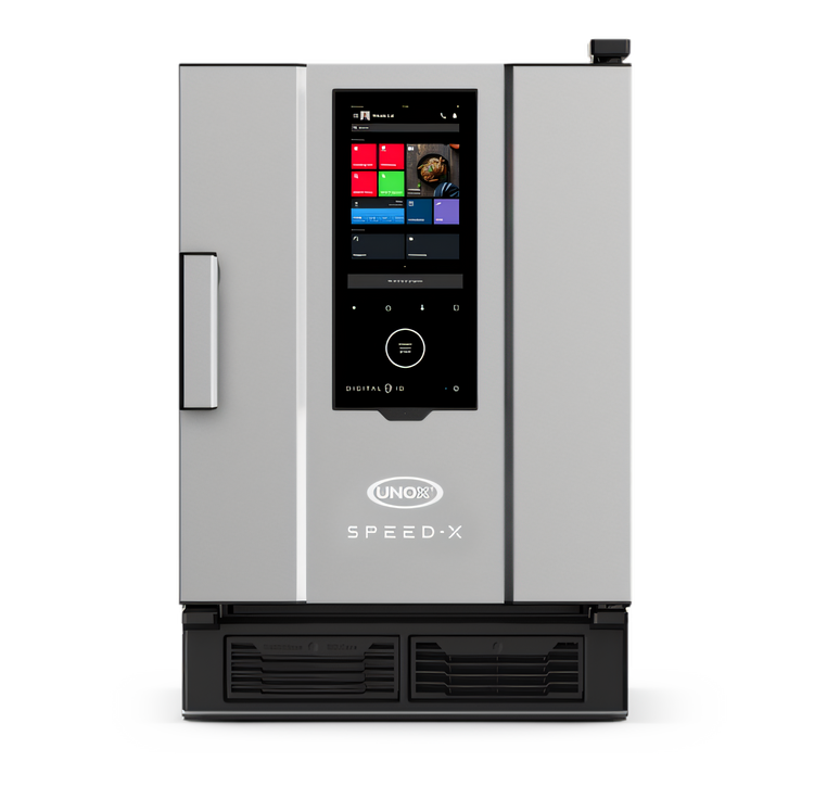 Product image #1 for UNOX SPEED-X Self-Washing Electric Combi Speed Oven, Floor Model, 5 or 10 GN 2/3 Tray Capacity