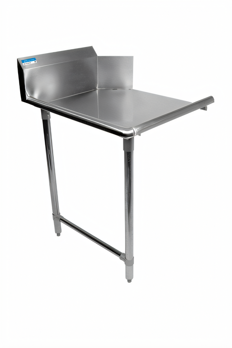 Product image #1 for BK Resources Heavy Duty Straight Clean Dishtable, 26 x 30-7/8 Inch, Right-to-Left, 10 Inch Backsplash, Stainless Steel