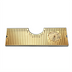 Thumbnail image #1 for Metropolis T Surface Mount Drip Tray Trough with Integral Glass Rinser and PVD Brass Screen, 24 x 8-1/2 Inch