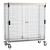 Thumbnail image #1 for Metro Super Erecta Chrome Mobile Security Cage with Sliding Doors, Fits 24 x 60 Shelves