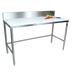 Thumbnail image #1 for John Boos 108-Inch x 36-Inch Poly Top Trimming Table with 6-Inch Removable Backsplash