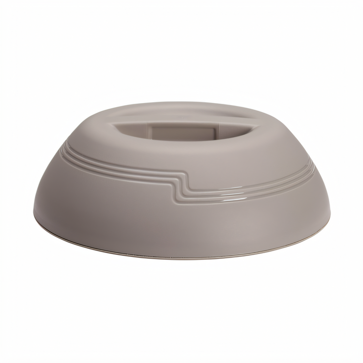 Product image #1 for Cambro Shoreline Collection Insulated Dome Cover for 9-Inch Plates, Wheat Polypropylene