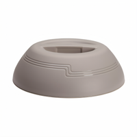 Cambro Shoreline Collection Insulated Dome Cover for 9-Inch Plates, Wheat Polypropylene