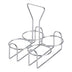 Thumbnail image #1 for Winco 4-Ring Chrome-Plated Wire Condiment Jar Holder
