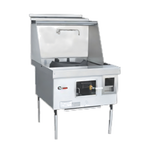 Thumbnail image #1 for Town Equipment EcoDeck E-1-SS Waterless Gas Wok Range, 1 Chamber, Integral Sink, Chinese Swing Faucet