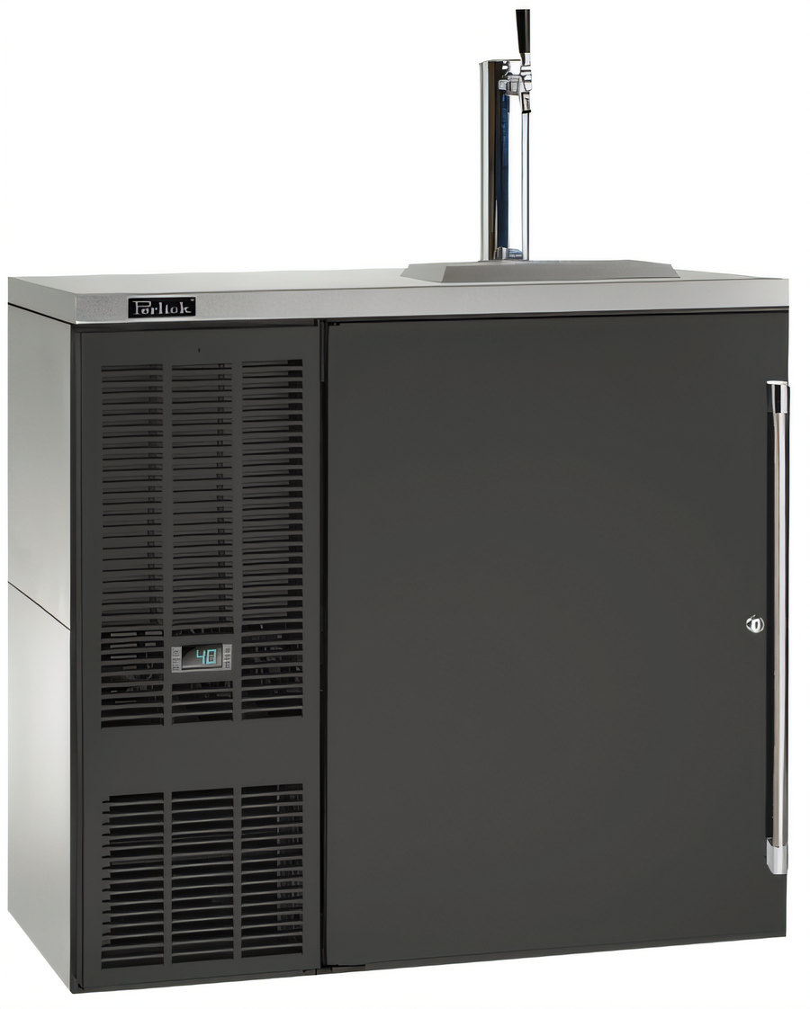 Product image #1 for Perlick 36-Inch Self-Contained Direct Draw Draft Beer Dispenser, 1 Section, Holds 1 Half Barrel