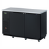 Thumbnail image #1 for Turbo Air Super Deluxe Two-Section Back Bar Cooler, 19 Cu. Ft., Side-Mounted Self-Contained Refrigeration, Solid Doors