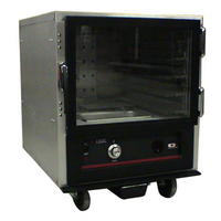 hotLOGIX HL1-5 Undercounter Non-Insulated Heated Holding Cabinet with Glass Door, 10 Pan Capacity