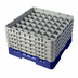 Thumbnail image #2 for Cambro Camrack® Full-Size 49-Compartment Glass Rack with 5 Soft Gray Extenders, Navy Blue