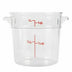 Thumbnail image #1 for 1 Quart Clear Round Polycarbonate Food Storage Container