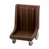 Thumbnail image #2 for Cambro Camdolly® Heavy-Duty Dish Rack Dolly with Handle, Dark Brown, 350 lb. Capacity