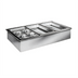 Thumbnail image #1 for Atlas Metal WICD-6 6-Pan Deep Drop-In Iced Cold Food Well