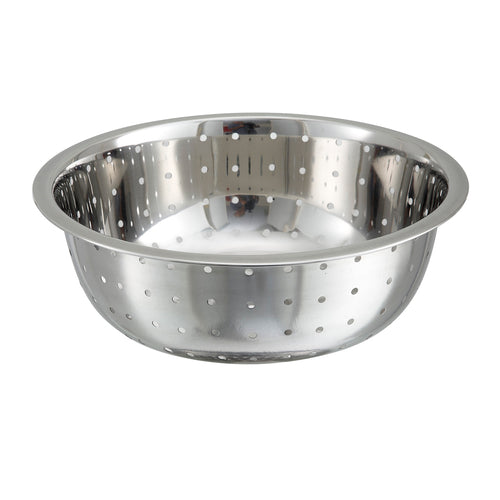 Product image #1 for Winco 11-Inch Stainless Steel Chinese Colander with 5mm Holes