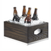 Thumbnail image #1 for Cinderwood Rectangular Oak Wood Ice Housing with Clear Polycarbonate Pan