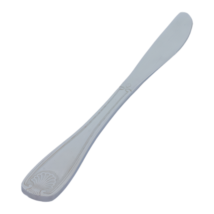 Product image #1 for Shelby 9-Inch Serrated Dinner Knife, Extra Heavy Weight, Mirror Polished, 18/0 Stainless Steel