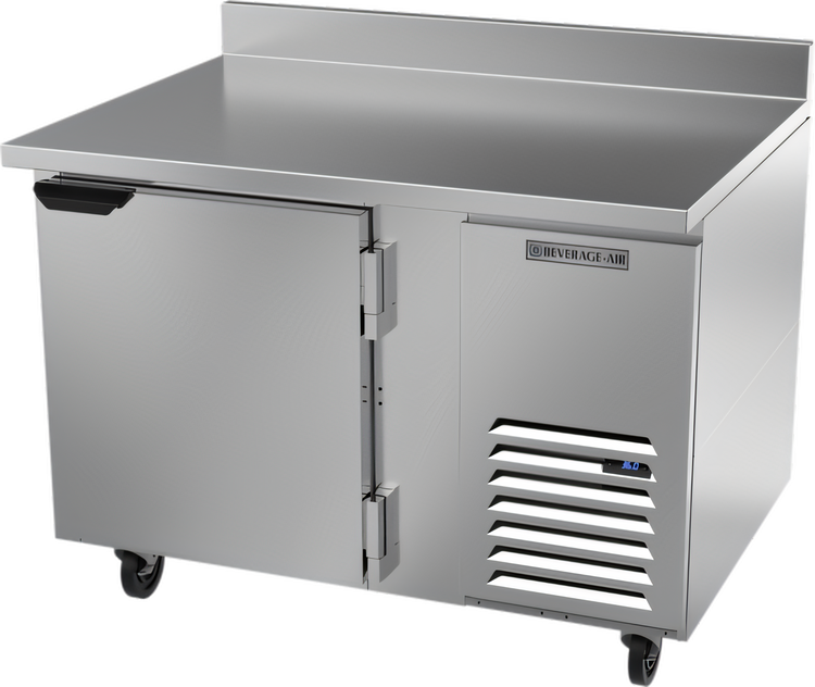Product image #1 for Beverage-Air 46-Inch One-Section Worktop Refrigerator, 10.8 Cu. Ft., Solid Door