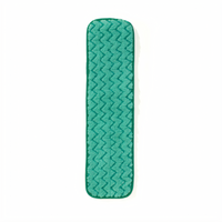 Hygen 18-Inch Microfiber Dry Room Dust Mop Pad, Green, Head Only