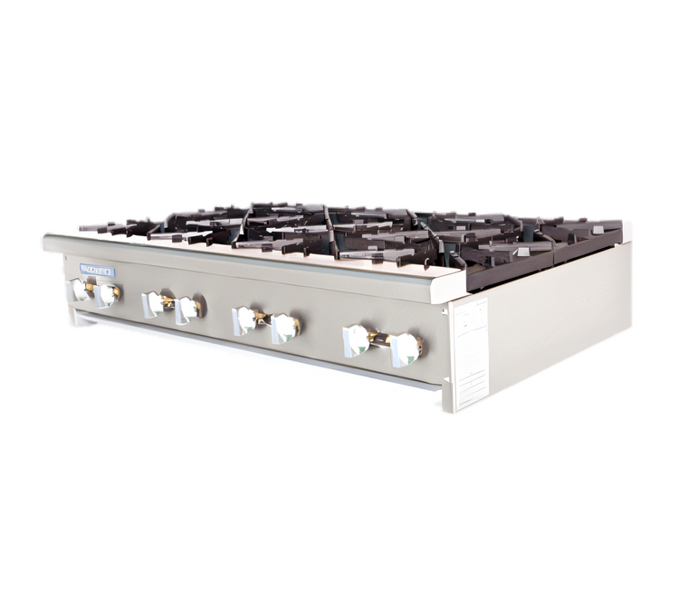 Product image #1 for Bake Tech Innovation Radiance TAHP-48-8 48-Inch Countertop Gas Hot Plate with 8 Burners