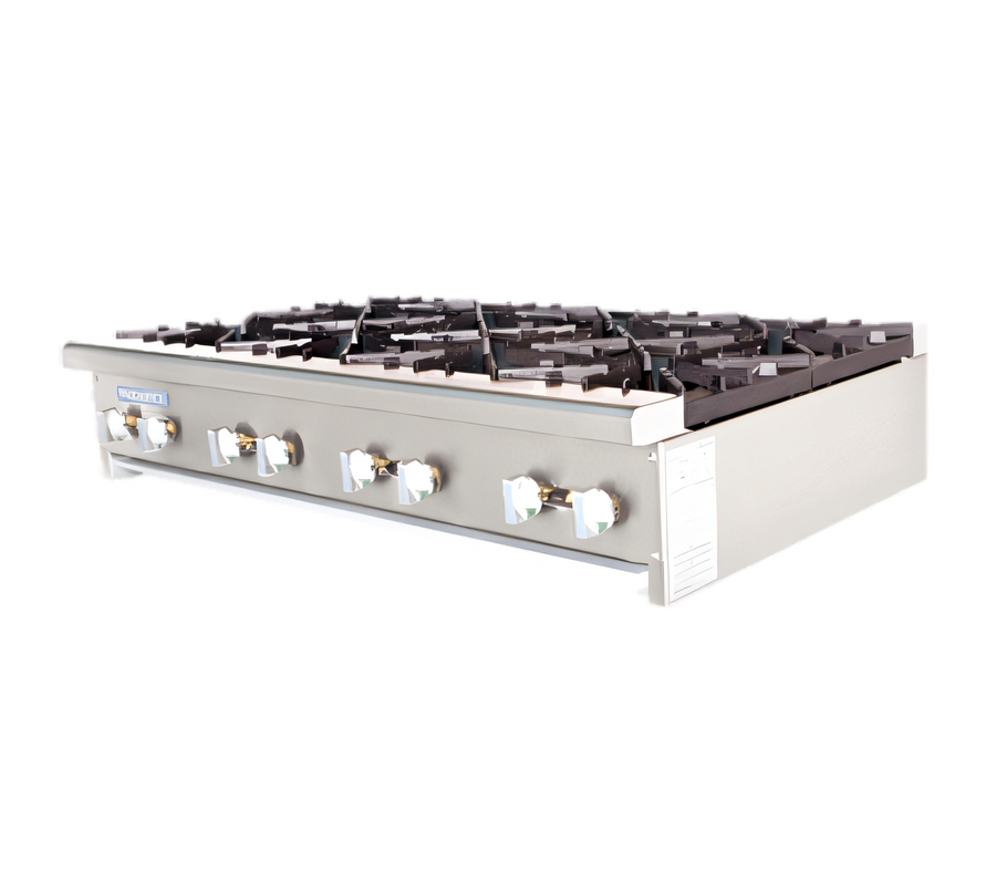 Product image #1 for Bake Tech Innovation Radiance TAHP-48-8 48-Inch Countertop Gas Hot Plate with 8 Burners