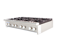 Bake Tech Innovation Radiance TAHP-48-8 48-Inch Countertop Gas Hot Plate with 8 Burners