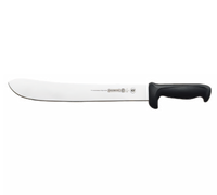 Mundial 12-Inch Butcher Knife with Sanitized Antimicrobial Black Polypropylene Handle