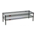 Thumbnail image #1 for Eagle QuadTruss Front Case Merchandise 2-Tier Wire Shelving Unit, 42W x 14D x 14H, Black Epoxy