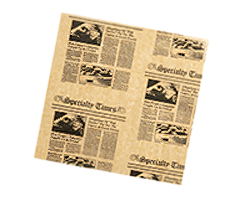 Product image #1 for American Metalcraft 16 x 16 Inch Square Natural Newspaper Fry and Basket Paper Liners, 1,000 Count