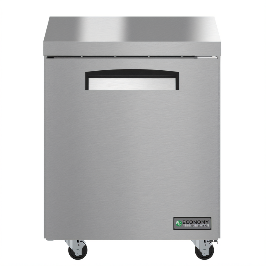 Product image #1 for Hoshizaki Economy Series 27-Inch One-Section Undercounter Reach-In Refrigerator with Solid Door, 6.33 Cu. Ft.