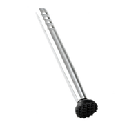 American Metalcraft 10-Inch Stainless Steel and Plastic Muddler
