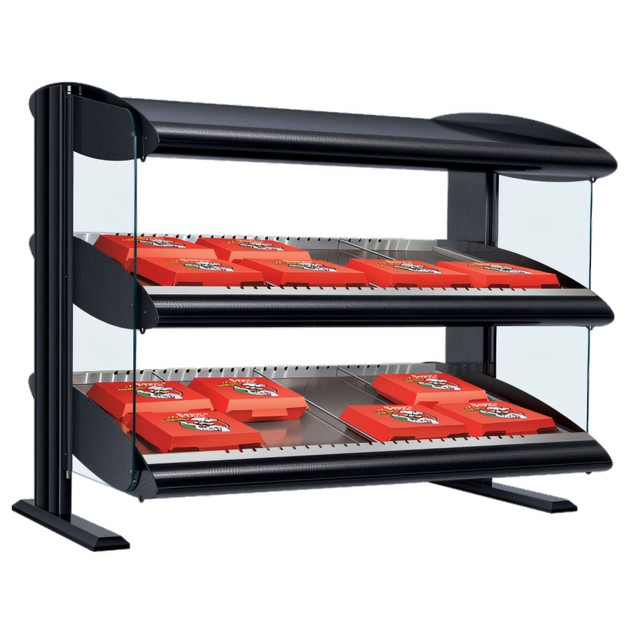 Product image #1 for Hatco HXMS-42D 42-Inch Countertop Slant Heated Merchandiser with LED Lighting