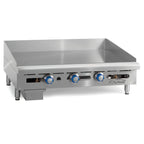 Thumbnail image #1 for Imperial ITG-24 Countertop Gas Griddle, Thermostatic, 24 x 24-Inch Smooth Steel Plate, 60,000 BTU
