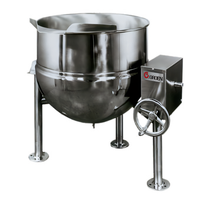 Product image #1 for Groen DL-20 20-Gallon Direct Steam Floor-Mounted Tilting Steam Kettle