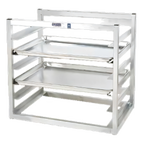 Thumbnail image #1 for Channel Manufacturing AWM-5 Wall-Mounted Aluminum Sheet Pan Rack, Side-Load, 5-Pan, 13 x 18-Inch