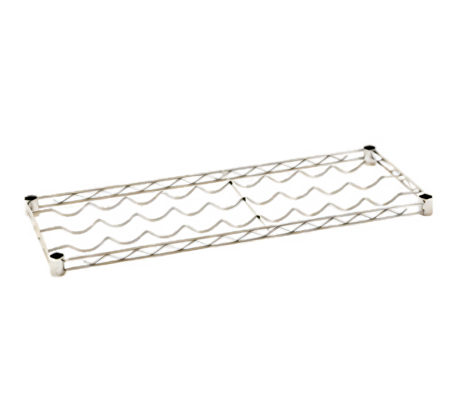 Product image #1 for Eagle Group Cradle Wire Wine Shelf, 36 x 14 Inch, Black Epoxy, 9-Bottle Capacity