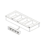 Thumbnail image #1 for Delfield N8745-DESP Steam Tables & Food Wells