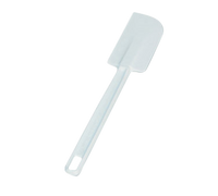 Crestware 9-1/2-Inch Flexible Plastic Spatula/Scraper with Reinforced Handle, White