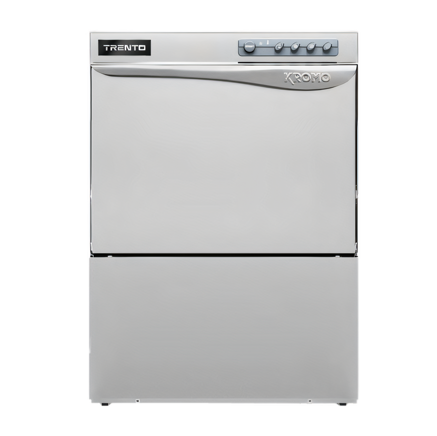 Product image #1 for Trento Kromo High-Temperature Undercounter Door-Type Dishwasher with Booster Heater, 30 Racks/Hour