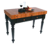 Thumbnail image #1 for John Boos Rouge et Noir Le Rustica End Grain Island Work Table with 1 Drawer, 30 x 24 x 34-1/2 Inches