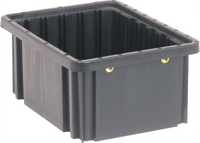 Quantum Conductive Dividable Grid Food Storage Container, Black, 11-7/8 x 8-1/4 x 5 Inch