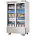 Thumbnail image #1 for Everest Refrigeration Two-Section Laboratory Refrigerator with Full-Height Glass Doors, 33 Cu. Ft., Bottom-Mount R290