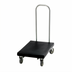 Thumbnail image #2 for Cambro Black Plastic Utility Truck with Chrome Handle, 600 lb. Capacity