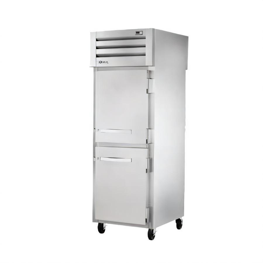 Product image #1 for True SPEC SERIES 1-Section Pass-Thru Reach-In Refrigerator with Stainless Steel Half Doors