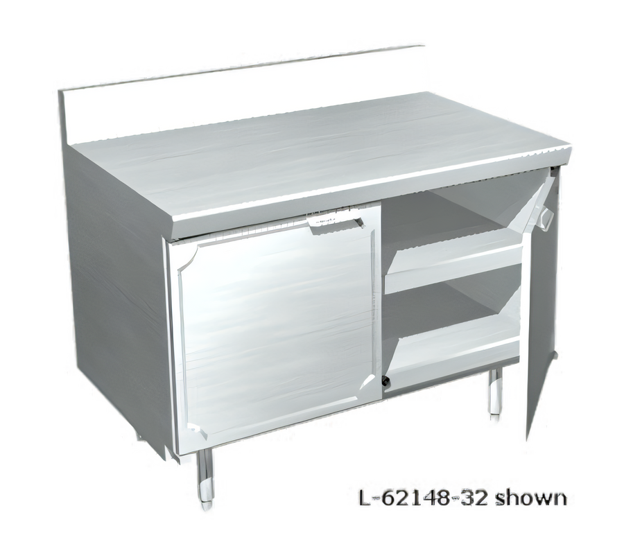 Product image #1 for La Rosa 18 Inch Wide x 28 Inch Deep 304 Stainless Steel Utility Stand with Hinged Door Cabinet Base