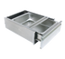 Thumbnail image #1 for BK Resources Self-Closing Stainless Steel Work Table Drawer Assembly with 15 x 20 x 5-Inch Pan