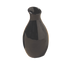 Thumbnail image #1 for American Metalcraft Black Ceramic Bud Vase, 2-1/8-Inch Dia. x 3-7/8-Inch H
