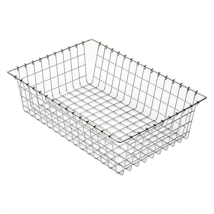 Product image #1 for Rectangular Wire Bagel and Pastry Serving Basket, 20 x 14 x 5-3/4 Inches