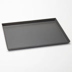 Thumbnail image #2 for American Metalcraft HCSS1812 Rectangular Sicilian-Style Hard Coat Anodized Aluminum Pizza Pan, 18 x 12 x 1 Inch Case of 6