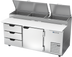 Thumbnail image #1 for Beverage Air DPD72HC-3 Prep Tables