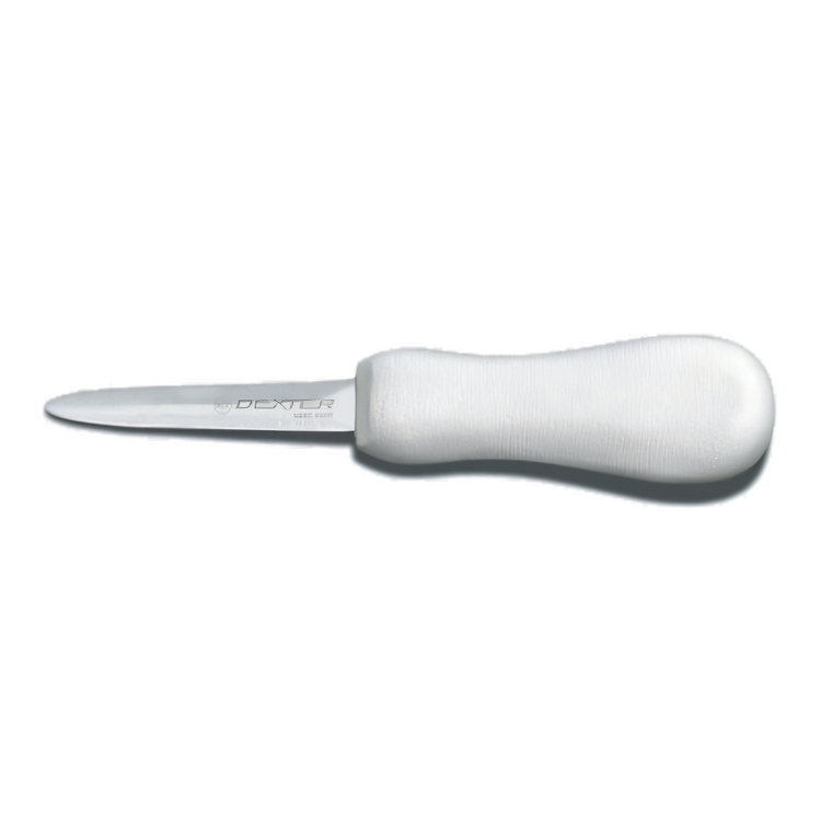 Product image #1 for Dexter Russell Sani-Safe Boston Pattern Oyster Knife, 3-Inch Blade, White Polypropylene Handle